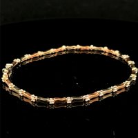 Bracciale Cianfrone Gioielli Donna Tennis in Oro Diamante 0.42 Ct BROR-63-198 - BROR-63-198